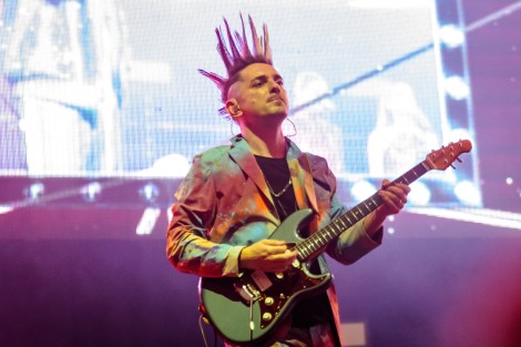 Guitarist in Bucharest on may 2022
