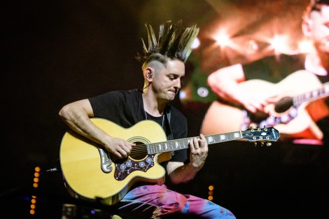 Guitarist in Bucharest on may 2022