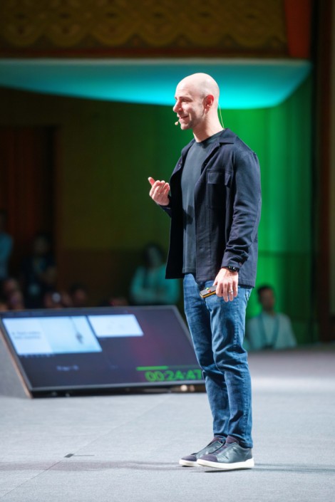 Adam Grant in Bucharest on september 2024