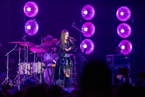 Alina Eremia in Bucharest on december 2023