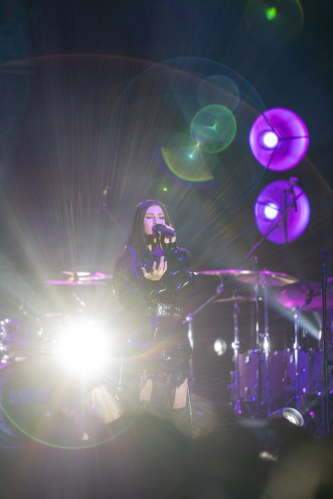 Alina Eremia in Bucharest on december 2023
