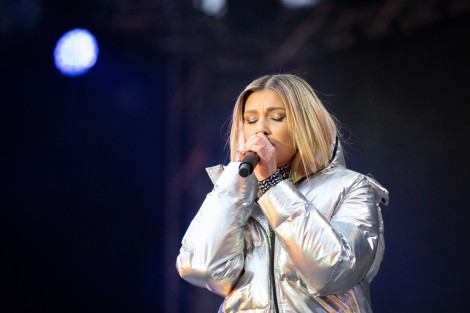 Alina Eremia in Bucharest on march 2022