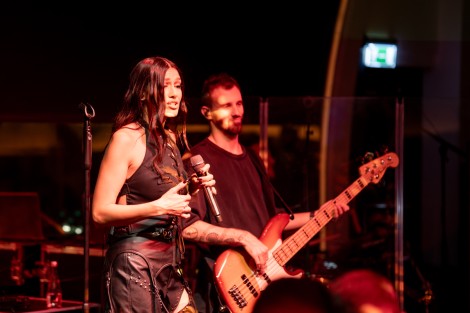 Alina Eremia in Bucharest on october 2025