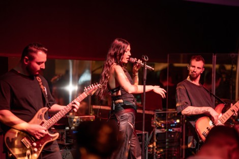 Alina Eremia in Bucharest on october 2025
