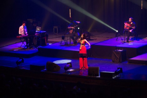 Ana Moura in Bucharest on december 2014