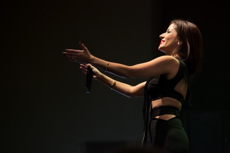 Ana Moura in Bucharest on december 2014
