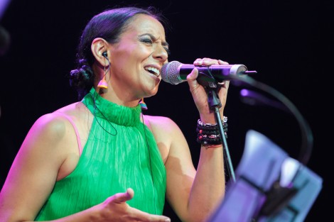 Analia Selis in Bucharest on june 2013
