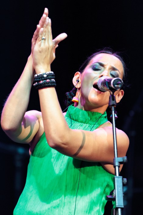 Analia Selis in Bucharest on june 2013