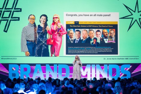 Anne Marie Imafidon in Bucharest on june 2023