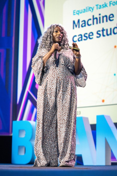 Anne Marie Imafidon in Bucharest on june 2023