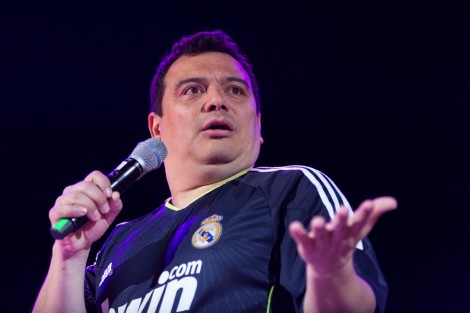 Carlos Mencia in Bucharest on september 2014