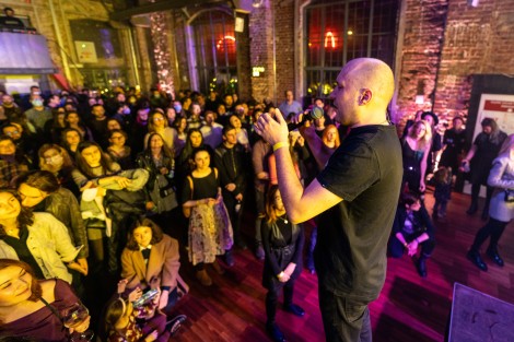 Grimus in Bucharest on february 2022