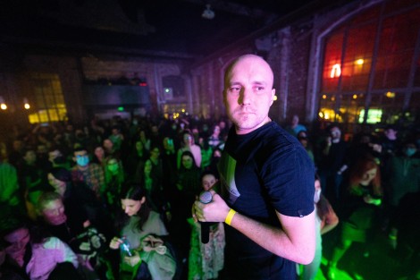 Grimus in Bucharest on february 2022