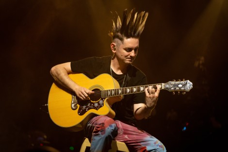 Guitarist in Bucharest on may 2022