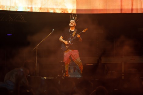 Guitarist in Bucharest on may 2022