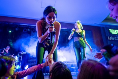 Inna in Bucharest on january 2016