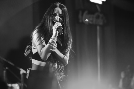 Inna in Bucharest on january 2016