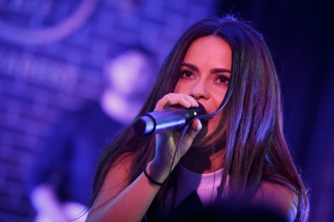 Inna in Bucharest on january 2016