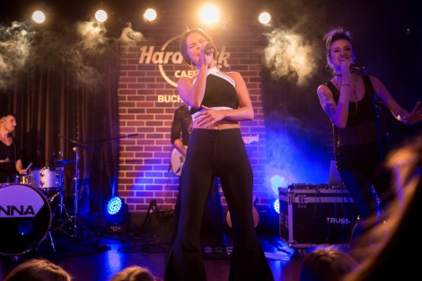 Inna in Bucharest on january 2016