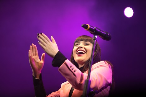 Irina Rimes in Bucharest on february 2018
