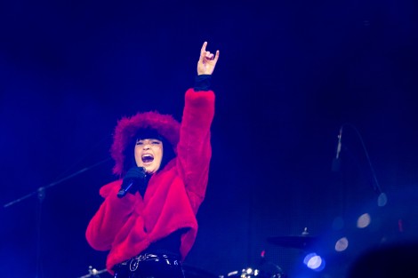 Irina Rimes in Bucharest on march 2022