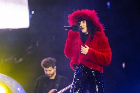 Irina Rimes in Bucharest on march 2022