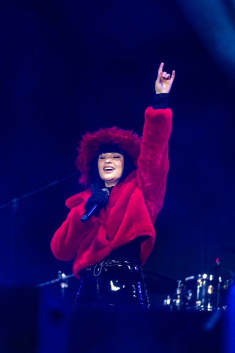Irina Rimes in Bucharest on march 2022