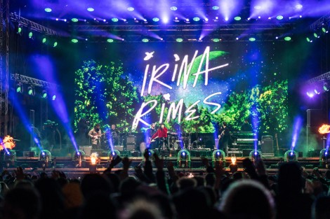 Irina Rimes in Bucharest on march 2022