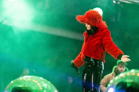 Irina Rimes in Bucharest on march 2022