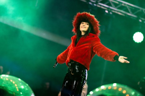 Irina Rimes in Bucharest on march 2022