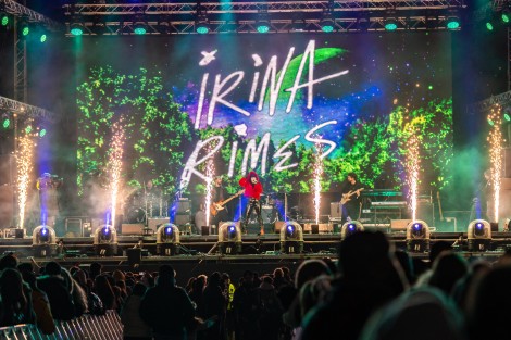 Irina Rimes in Bucharest on march 2022