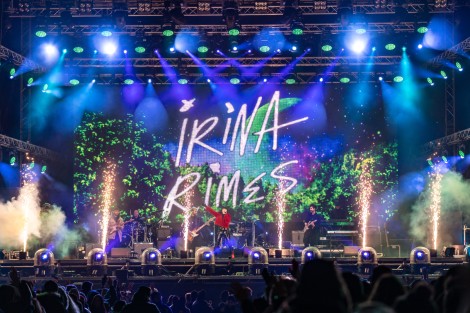 Irina Rimes in Bucharest on march 2022