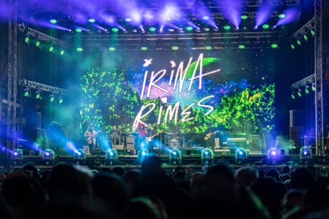 Irina Rimes in Bucharest on march 2022