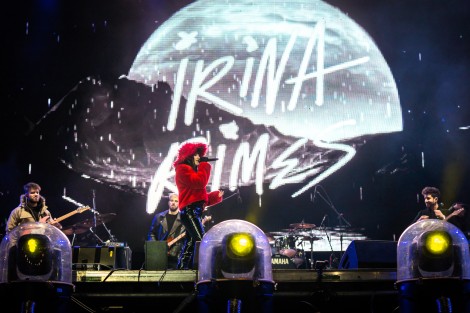 Irina Rimes in Bucharest on march 2022