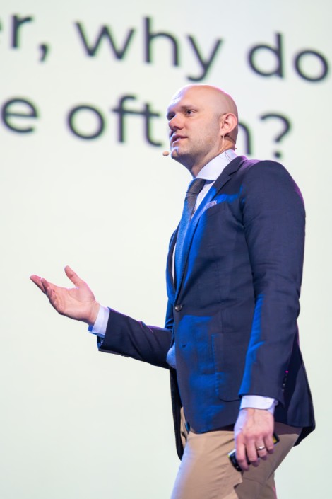 James Clear in Bucharest on june 2023