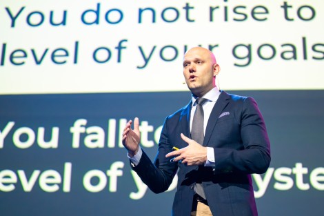 James Clear in Bucharest on june 2023