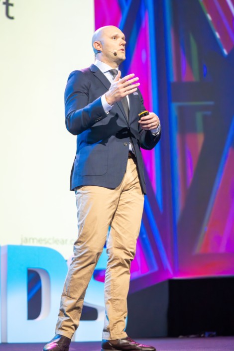 James Clear in Bucharest on june 2023