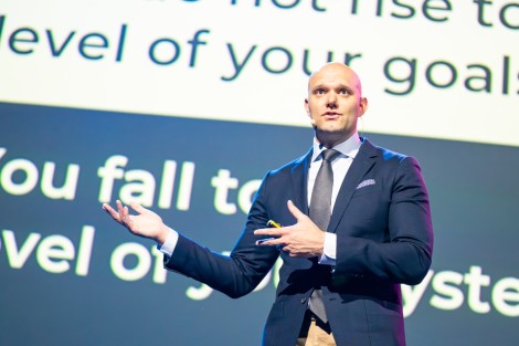 James Clear in Bucharest on june 2023