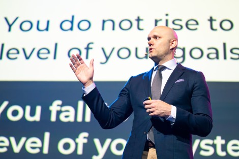 James Clear in Bucharest on june 2023