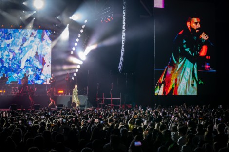 Maluma in Bucharest on april 2022