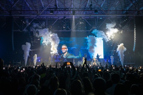 Maluma in Bucharest on april 2022