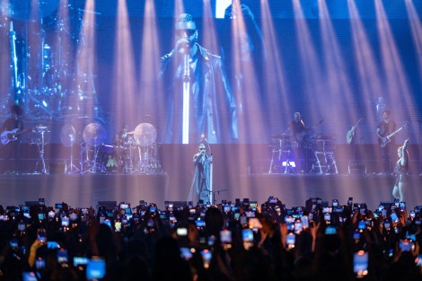 Maluma in Bucharest on april 2022