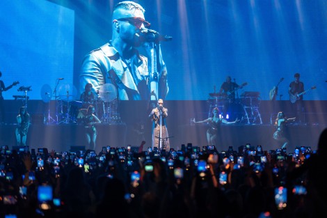 Maluma in Bucharest on april 2022