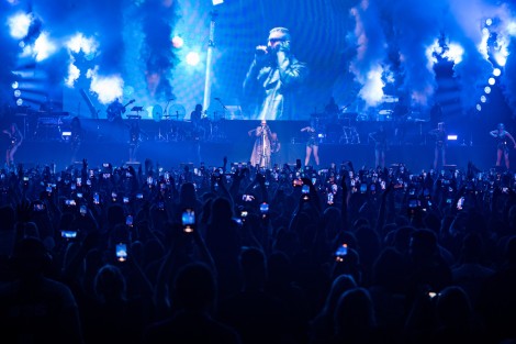 Maluma in Bucharest on april 2022