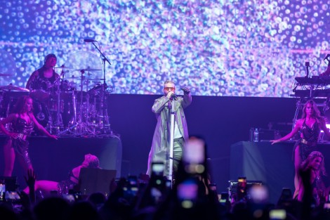 Maluma in Bucharest on april 2022