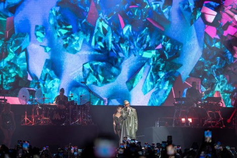 Maluma in Bucharest on april 2022