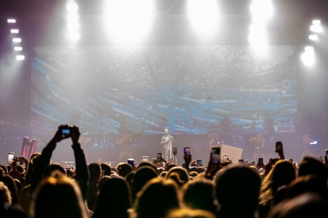 Maluma in Bucharest on april 2022