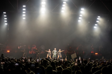 Maluma in Bucharest on april 2022