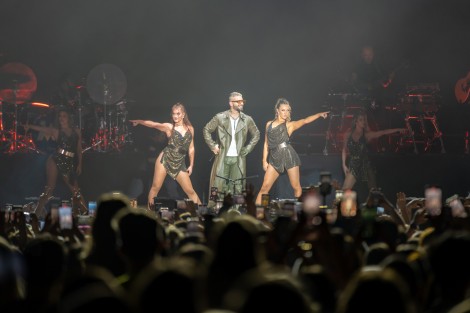 Maluma in Bucharest on april 2022