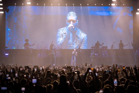Maluma in Bucharest on april 2022